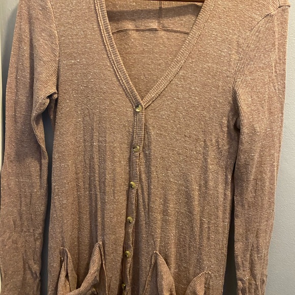 EUC Free People Beach Bonita Ribbed Cardigan Dress - Picture 5 of 5